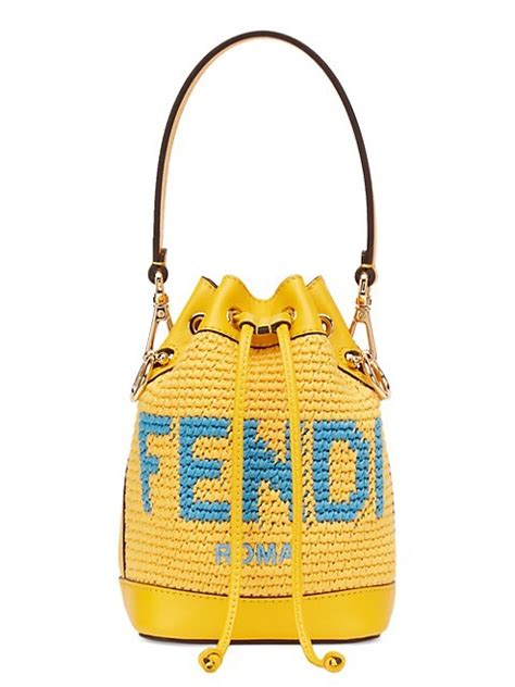 fendi bucket bag logo